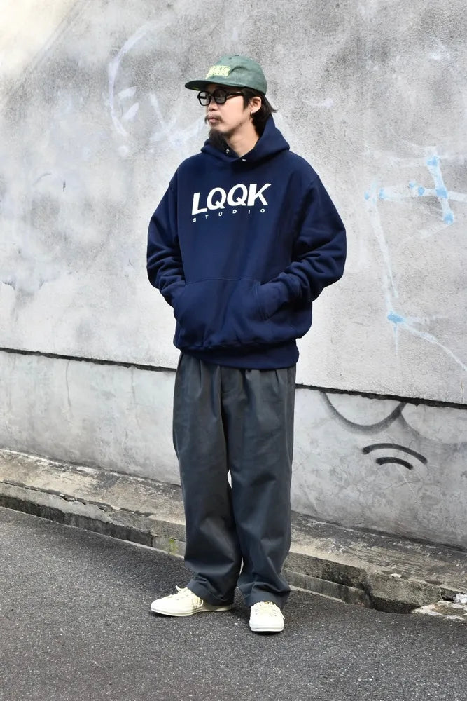 LQQK STUDIO / SIGNATURE SNAP FLEECE HOODIE (LQA23CB15)