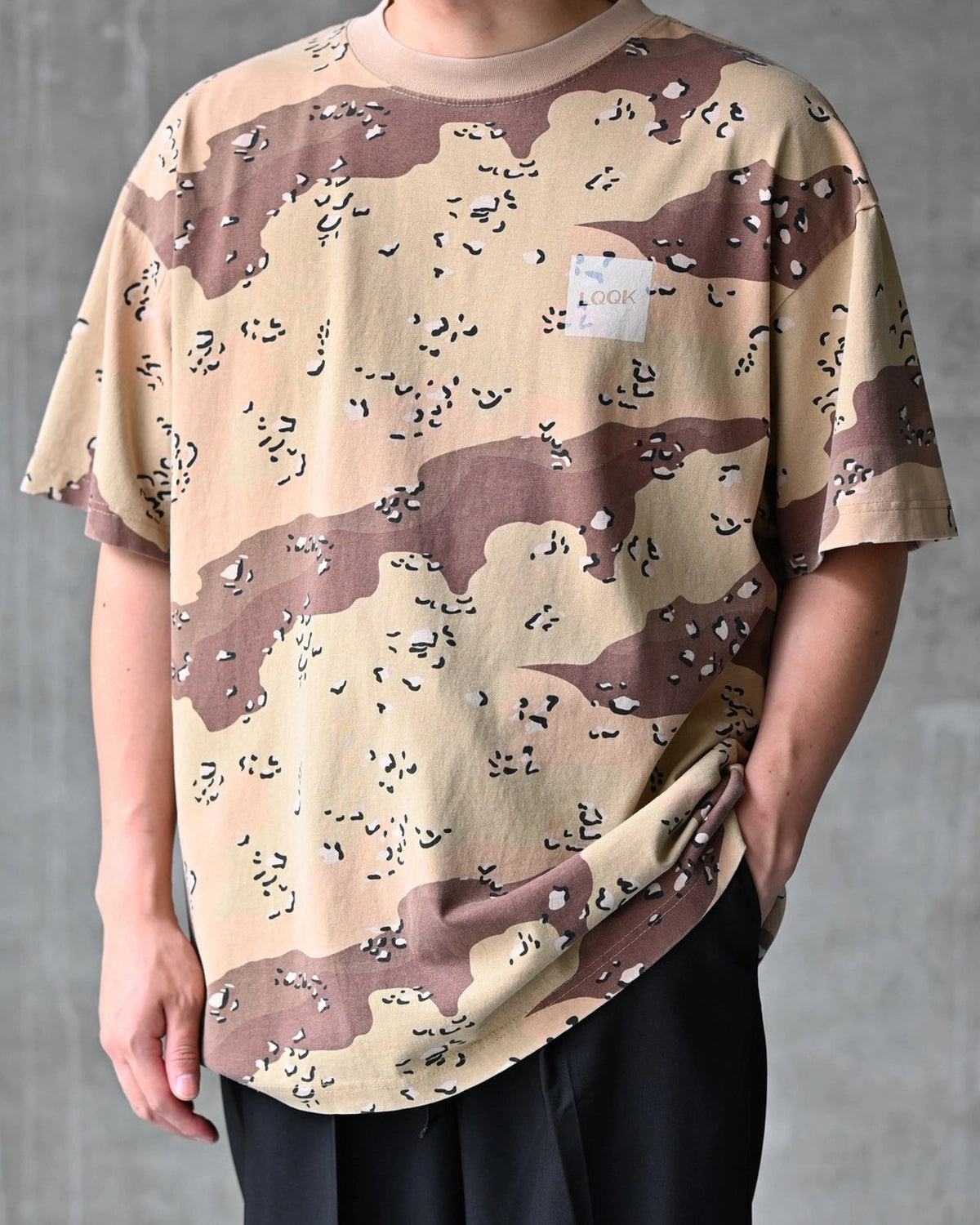 LQQK STUDIO / CAMO BOX LOGO TEE (LQA26ST15)