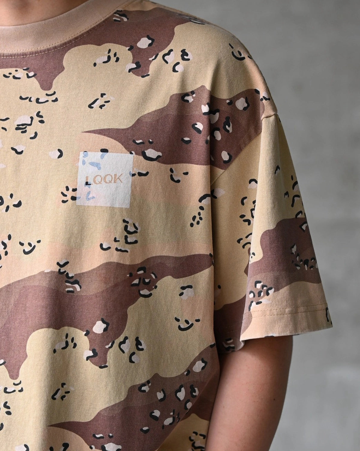 LQQK STUDIO / CAMO BOX LOGO TEE (LQA26ST15)