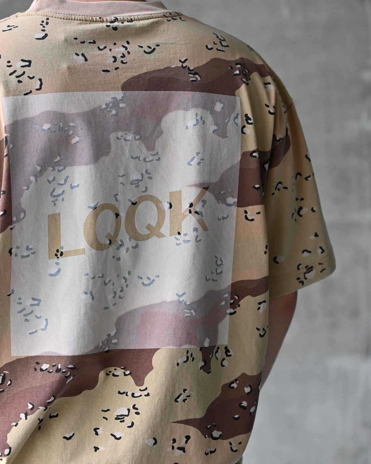LQQK STUDIO / CAMO BOX LOGO TEE (LQA26ST15)