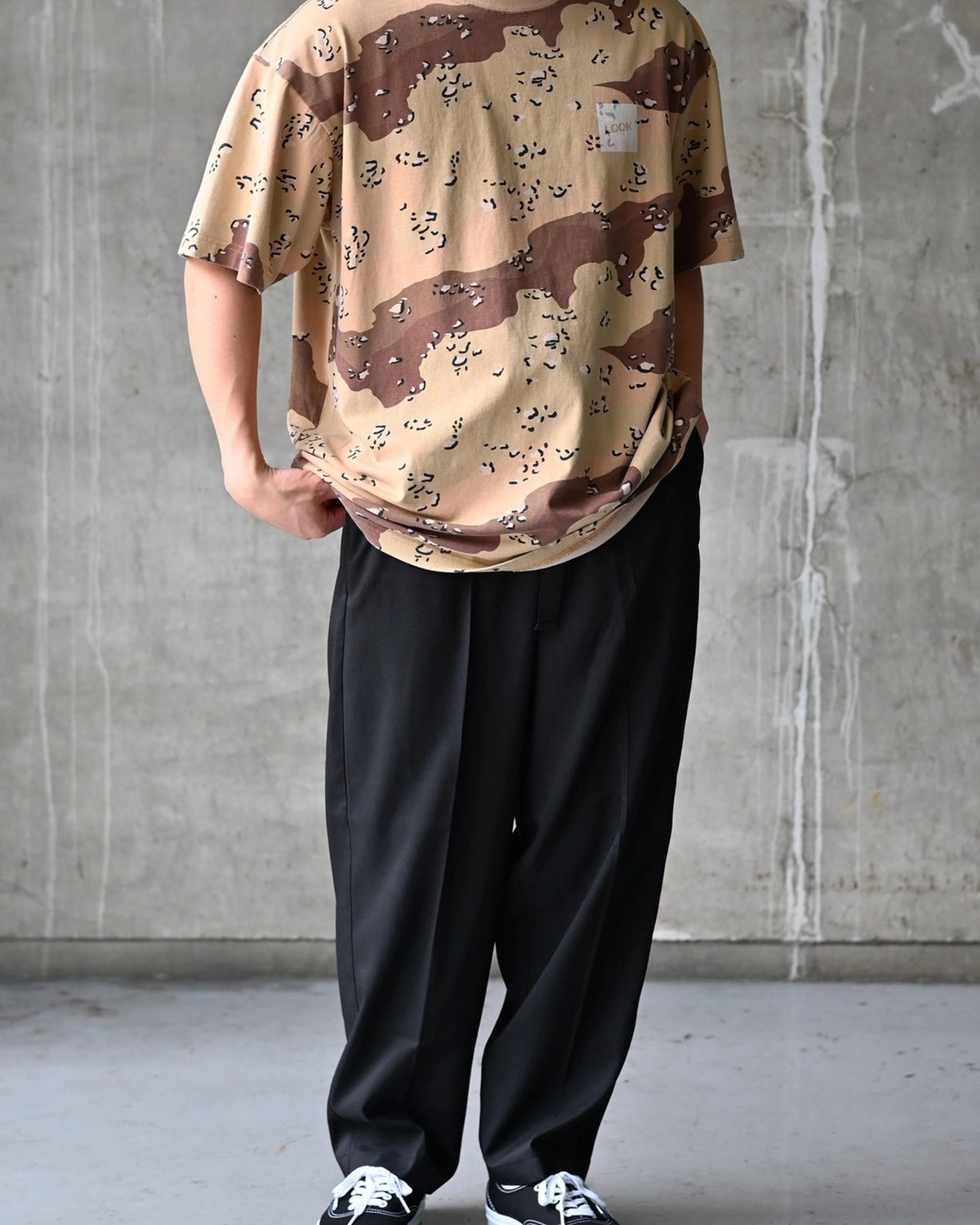 LQQK STUDIO / CAMO BOX LOGO TEE (LQA26ST15)