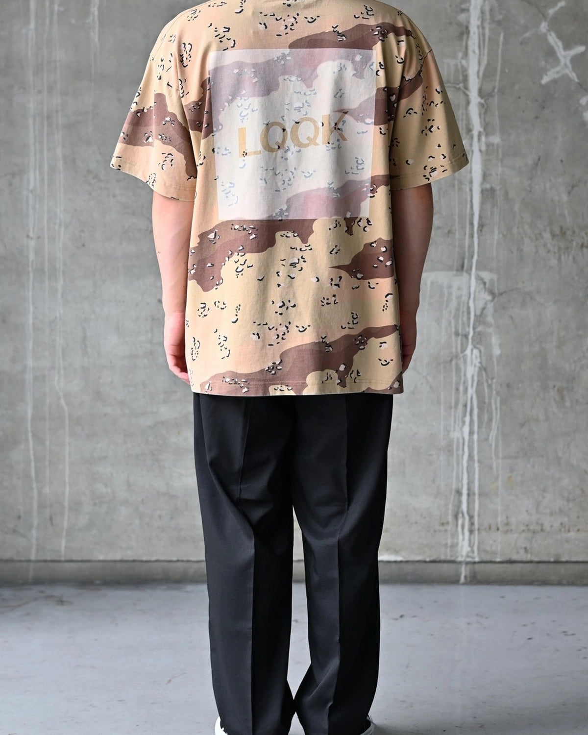 LQQK STUDIO / CAMO BOX LOGO TEE (LQA26ST15)