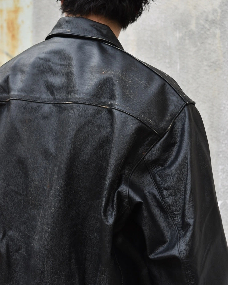 MADNESS /  REGENERATED LEATHER A2 AVIATOR JACKET (24FM-JKT-LTHJK2-D001)