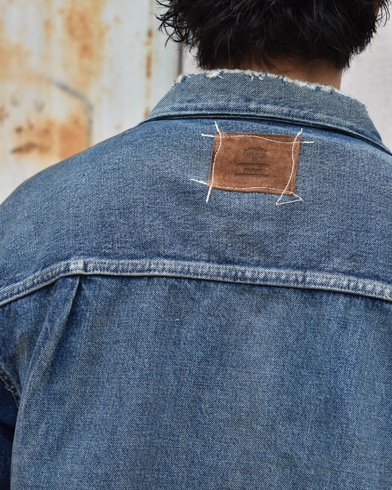 MADNESS / AGING TYPE-I DENIM TRUCKER (24FM-DNM-JDN1-D001)