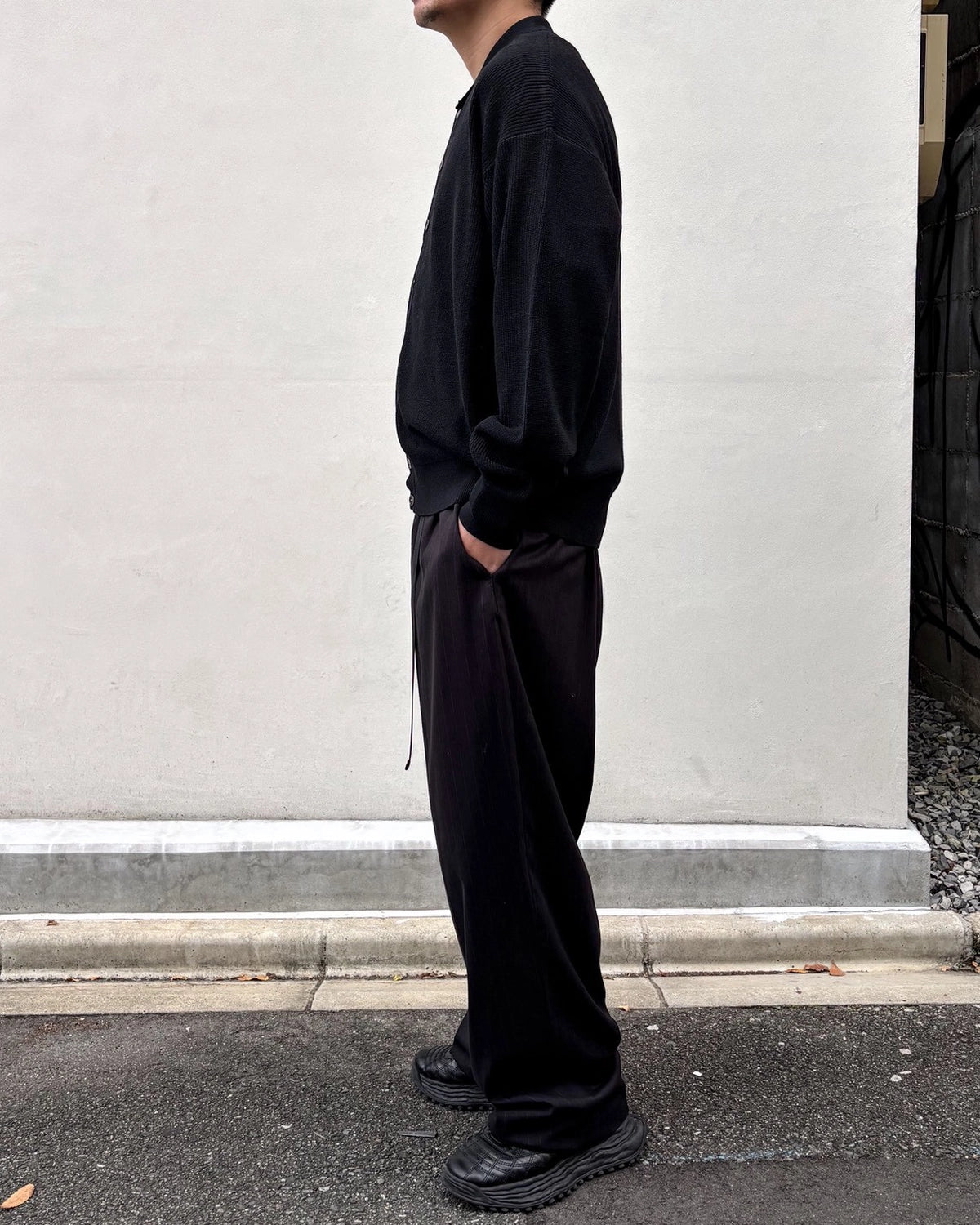 MAGIC STICK / COLARES KNIT MAFIA SHIRT (26FW-MS10-022)