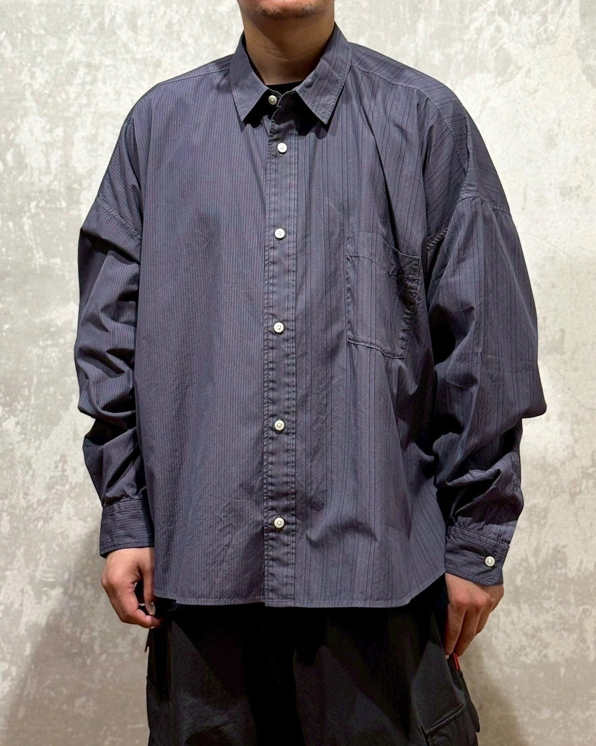 MAGIC STICK / 2 Face Dress Shirt v2 (25FW-MS8-011B)