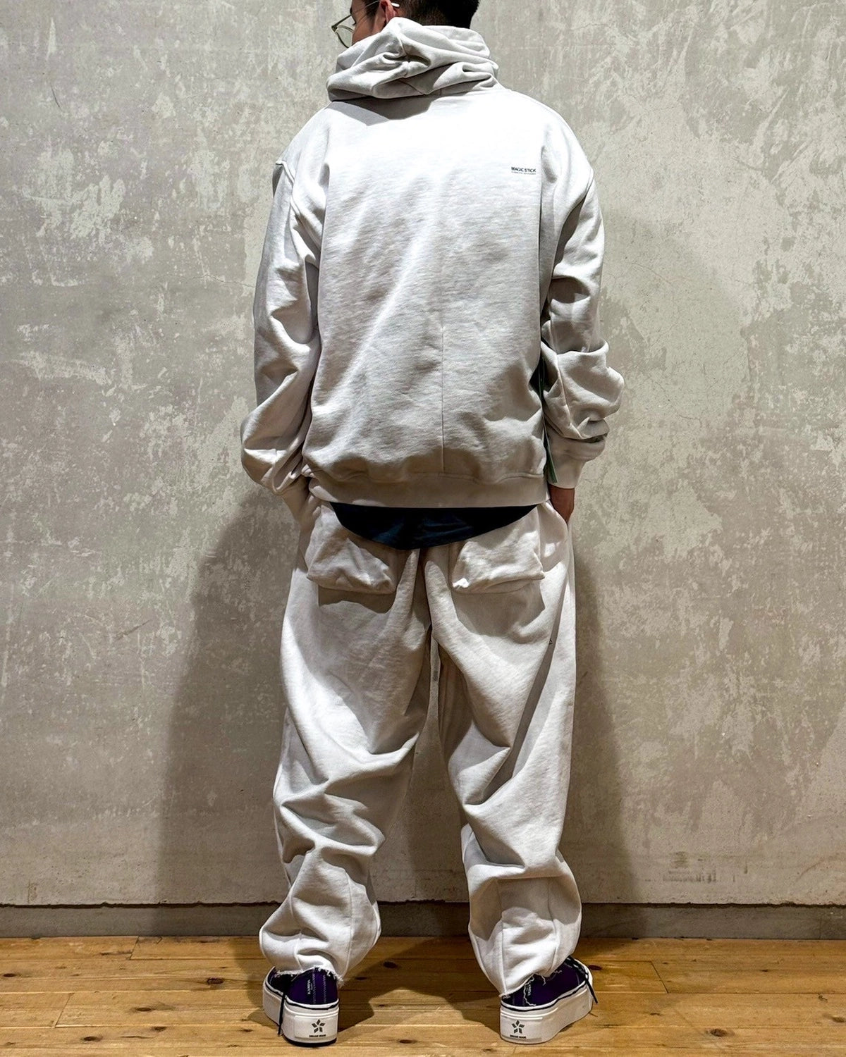 MAGIC STICK / 2 Tone Wide Pants (25FW-MS9-026)