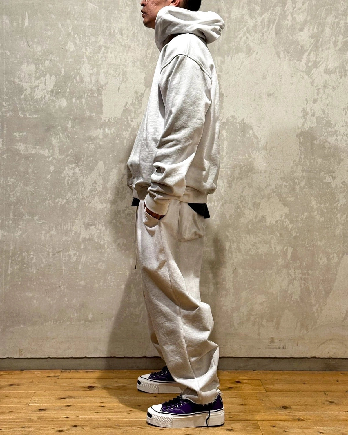 MAGIC STICK / 2 Tone Wide Pants (25FW-MS9-026)