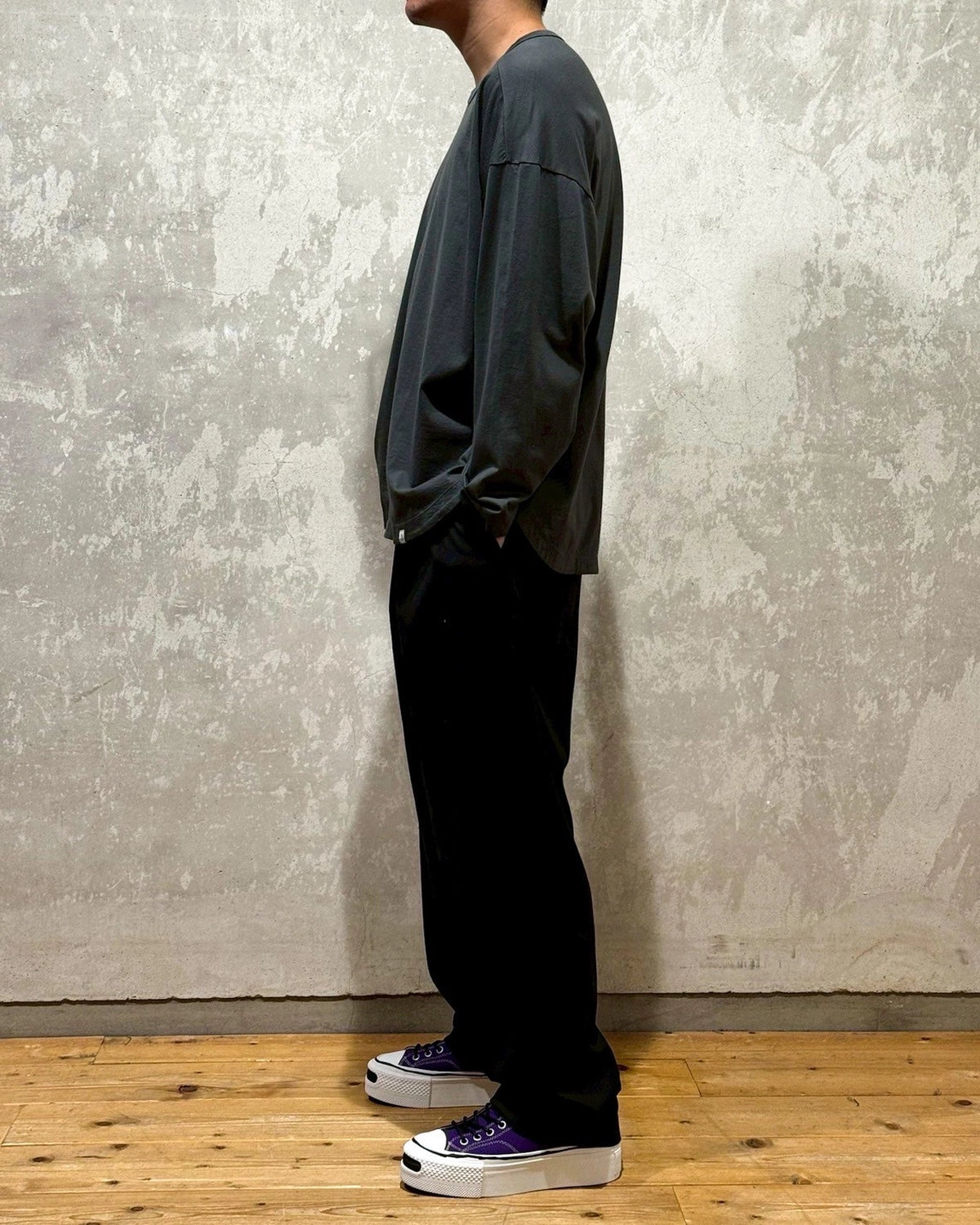 MAGIC STICK / Iikanji 1 tuck EZ Trousers (25FW-MS9-023)
