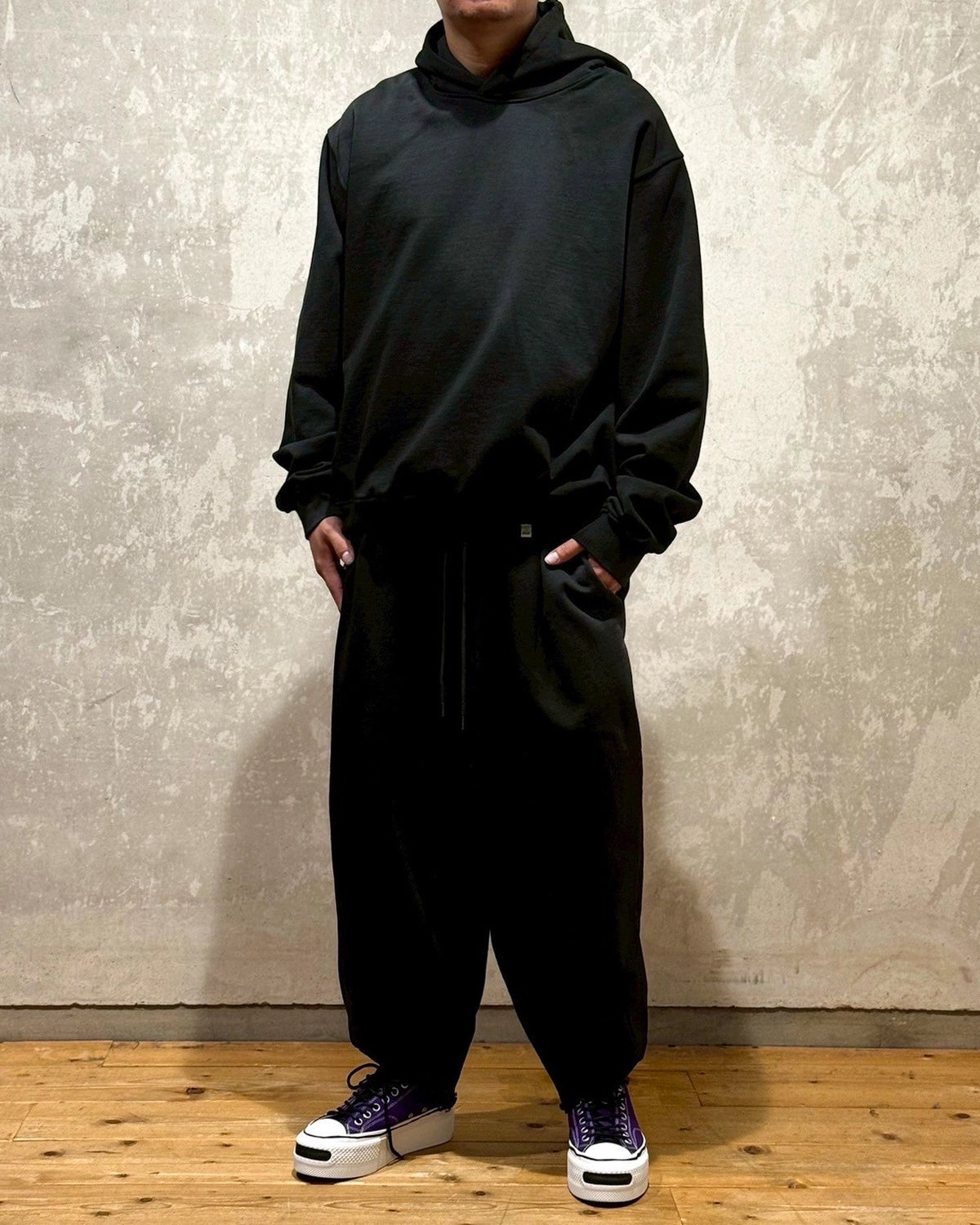 MAGIC STICK / 2 Tone Wide Pants (25FW-MS9-026)