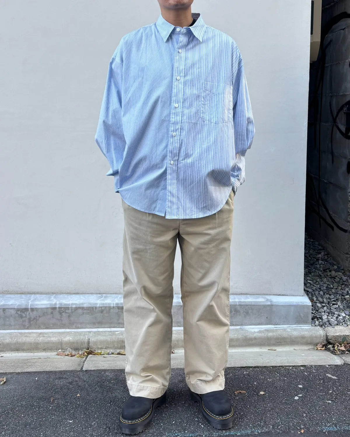 MAGIC STICK / 2FACE ESSENTIAL STRIPES SHIRT (26FW-MS9-010)