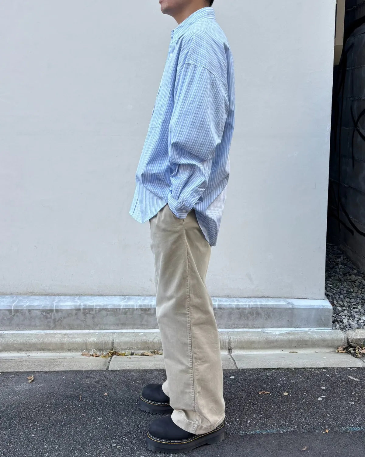 MAGIC STICK / 2FACE ESSENTIAL STRIPES SHIRT (26FW-MS9-010)