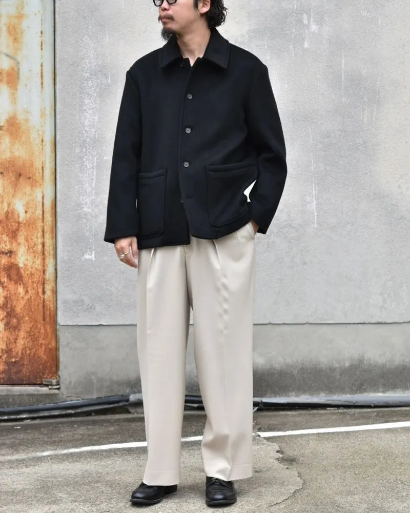 MARKAWARE / CASHMERE WORK JACKET (A24C21BL01C)