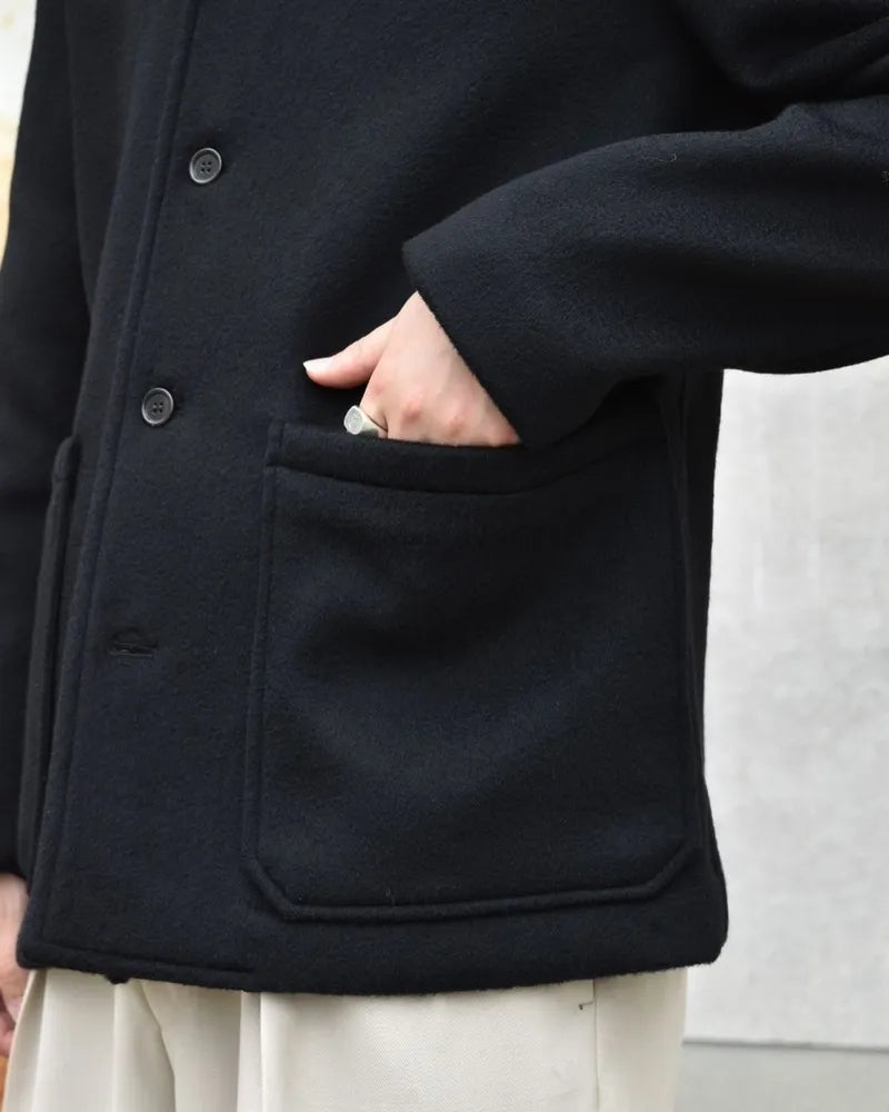 MARKAWARE / CASHMERE WORK JACKET (A24C21BL01C)