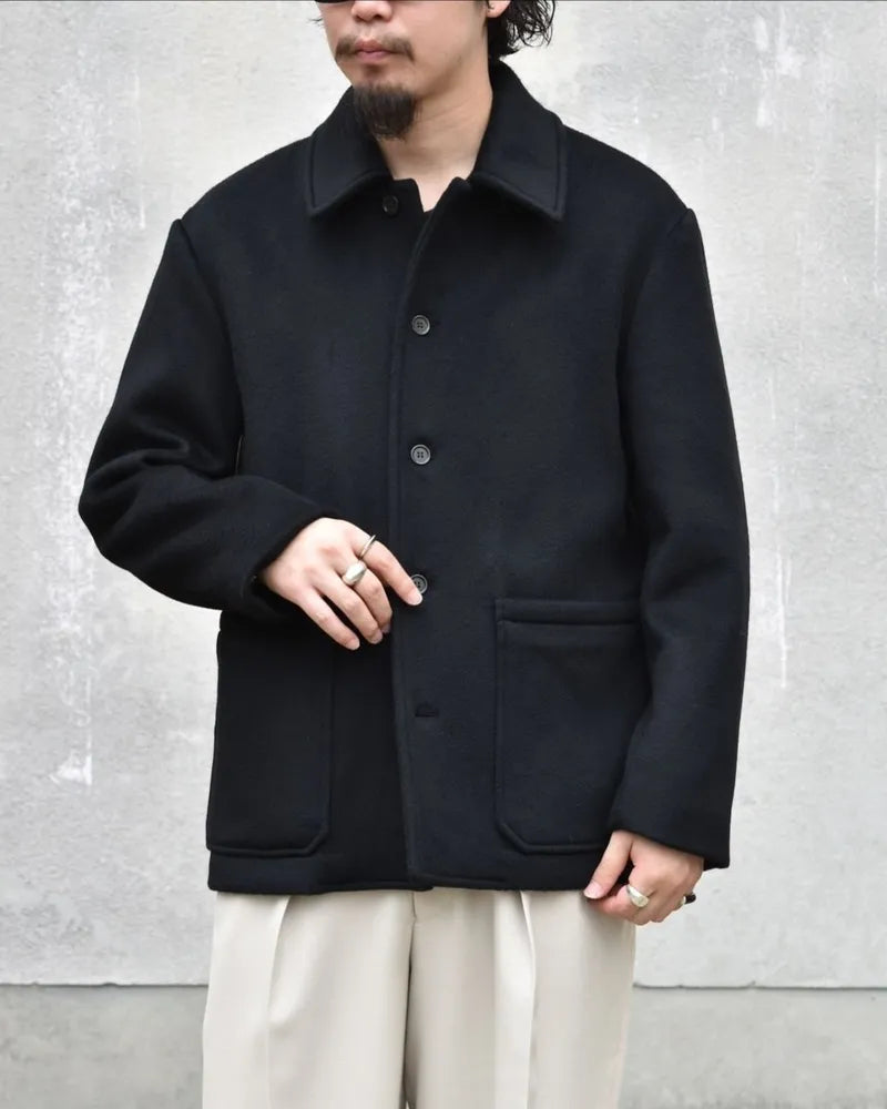 MARKAWARE / CASHMERE WORK JACKET (A24C21BL01C)