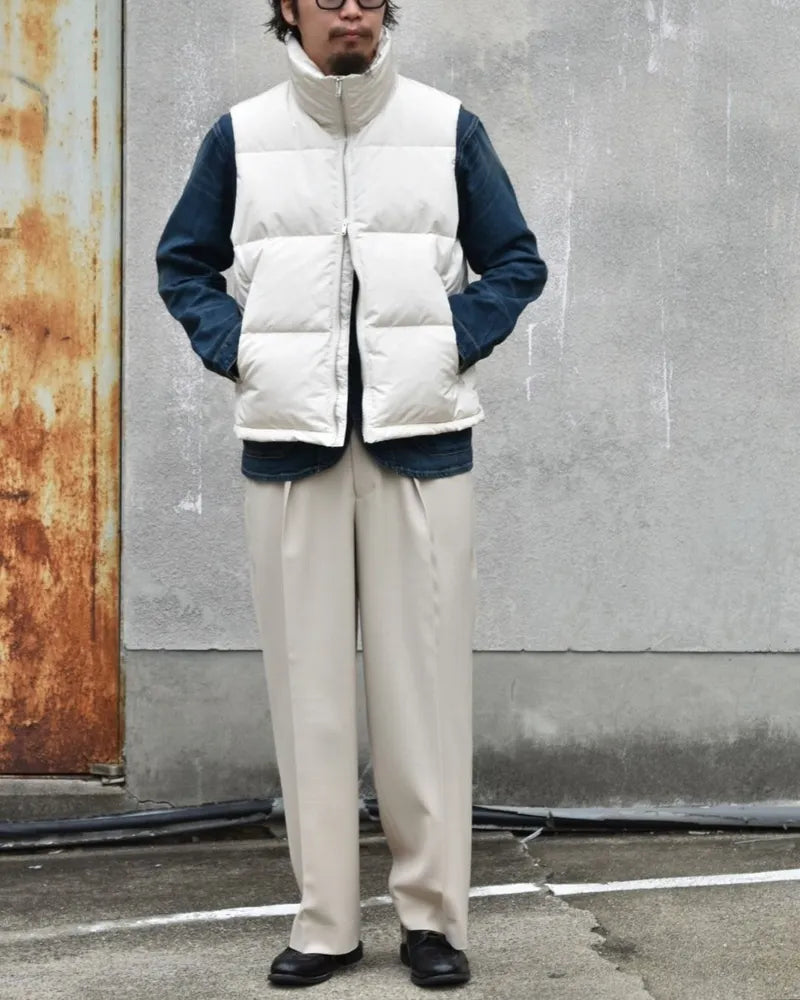 MARKAWARE / SILK SHORT DOWN VEST (A24C22BL02A)