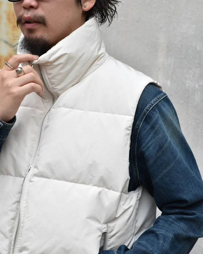 MARKAWARE / SILK SHORT DOWN VEST (A24C22BL02A)