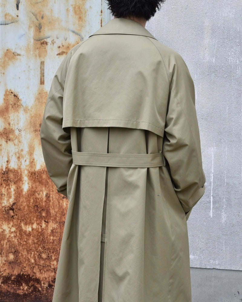 MARKAWARE / INVERTED PLEAT TRENCH COAT (A2501CO01C)