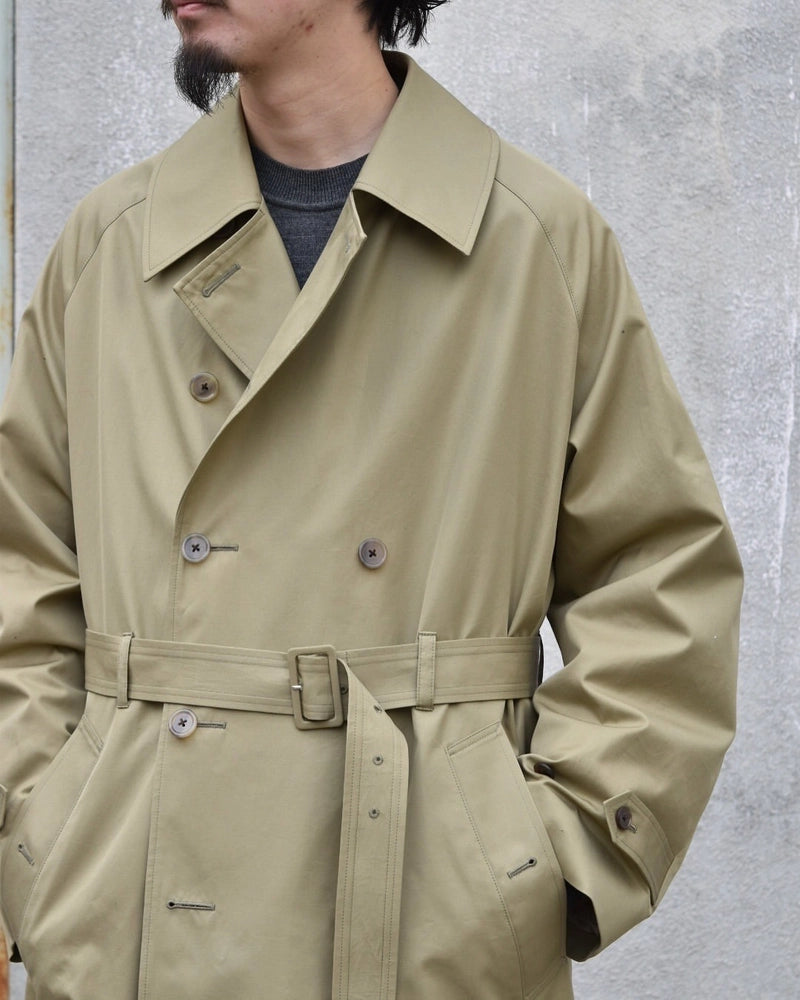 MARKAWARE / INVERTED PLEAT TRENCH COAT (A2501CO01C)