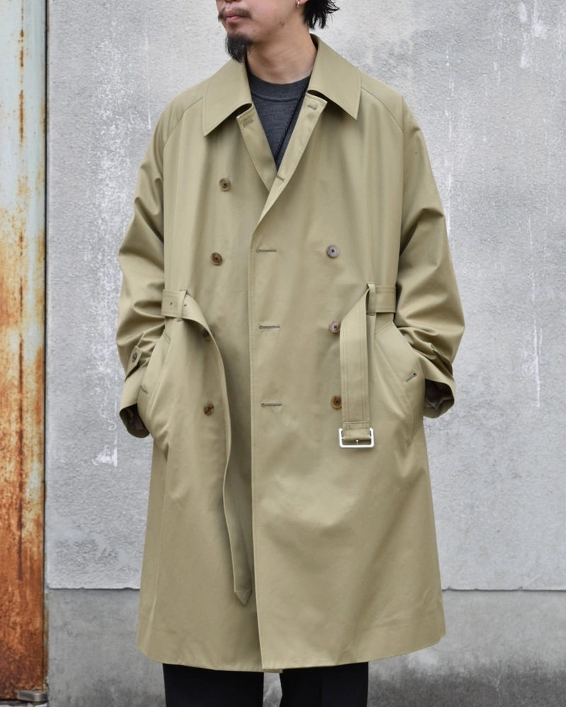 MARKAWARE / INVERTED PLEAT TRENCH COAT (A2501CO01C)