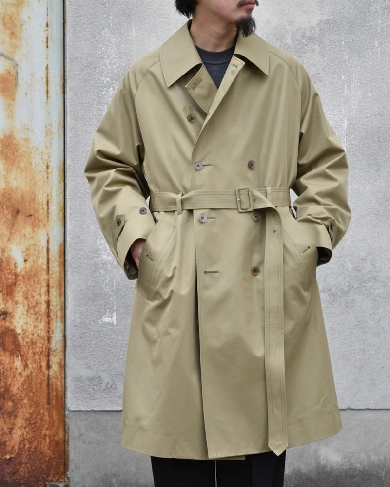 MARKAWARE / INVERTED PLEAT TRENCH COAT (A2501CO01C)