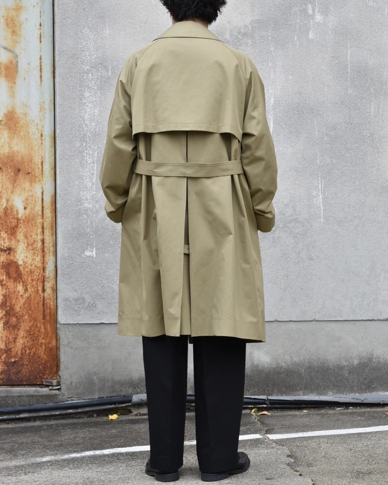 MARKAWARE / INVERTED PLEAT TRENCH COAT (A2501CO01C)