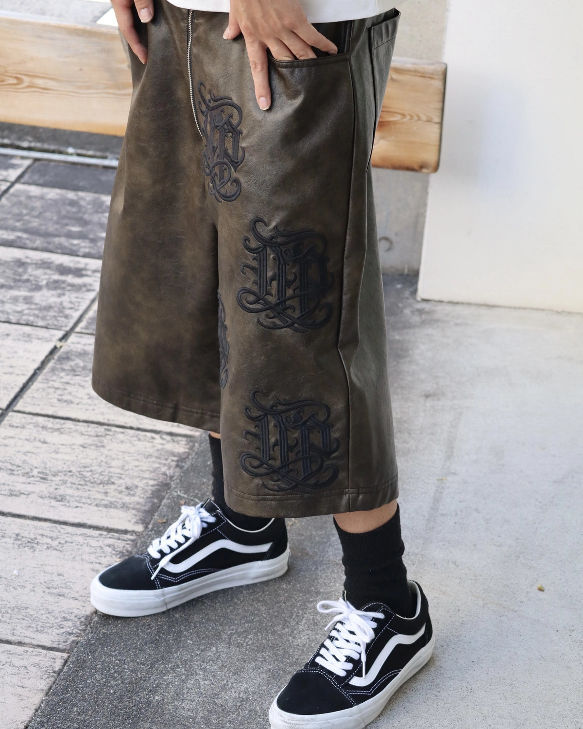 MARK POINT × KB / KB×MP LEATHER SHORTS