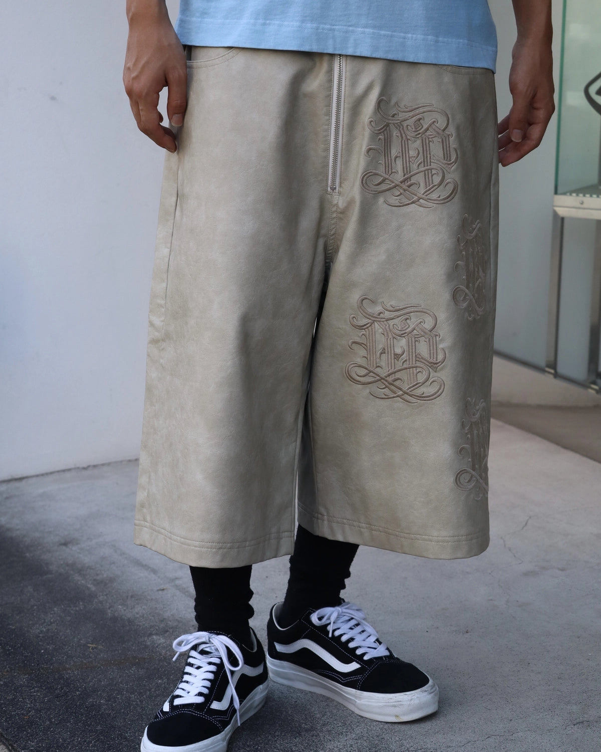 MARK POINT × KB / KB×MP LEATHER SHORTS