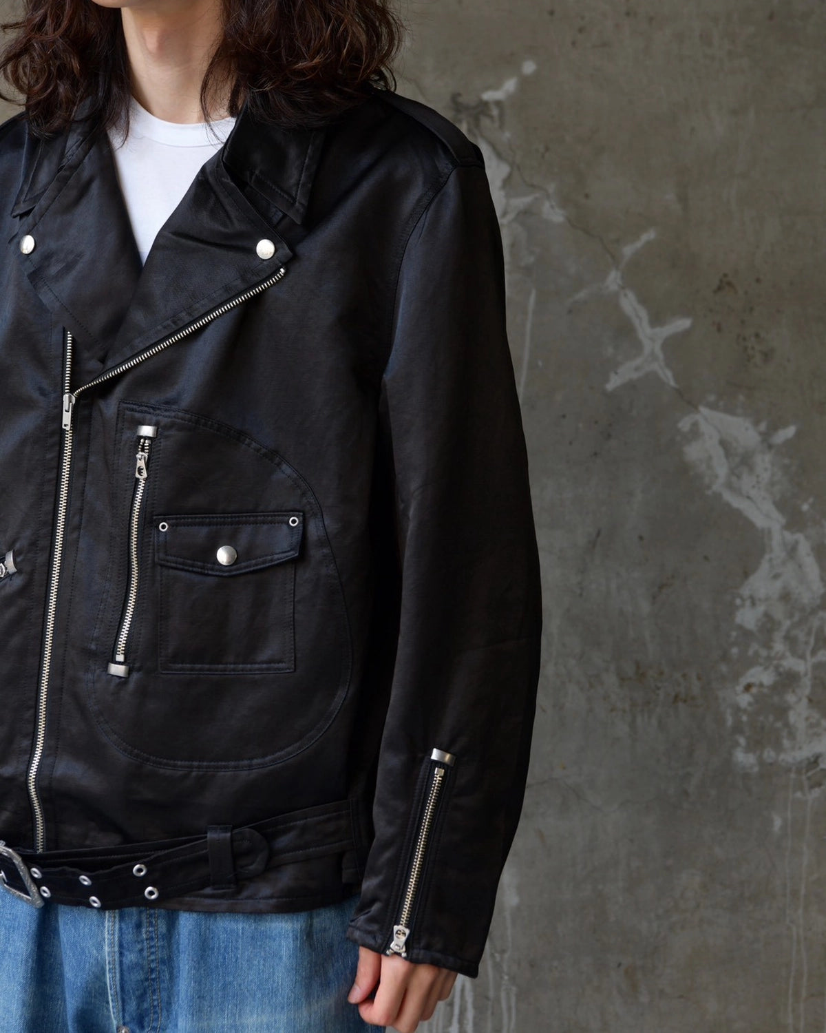 MASSES / SATIN RIDERS JKT (1262041013)