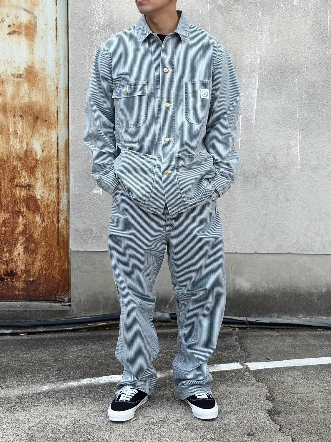 MASSES / PAINTER PANTS HICKORY (0023)