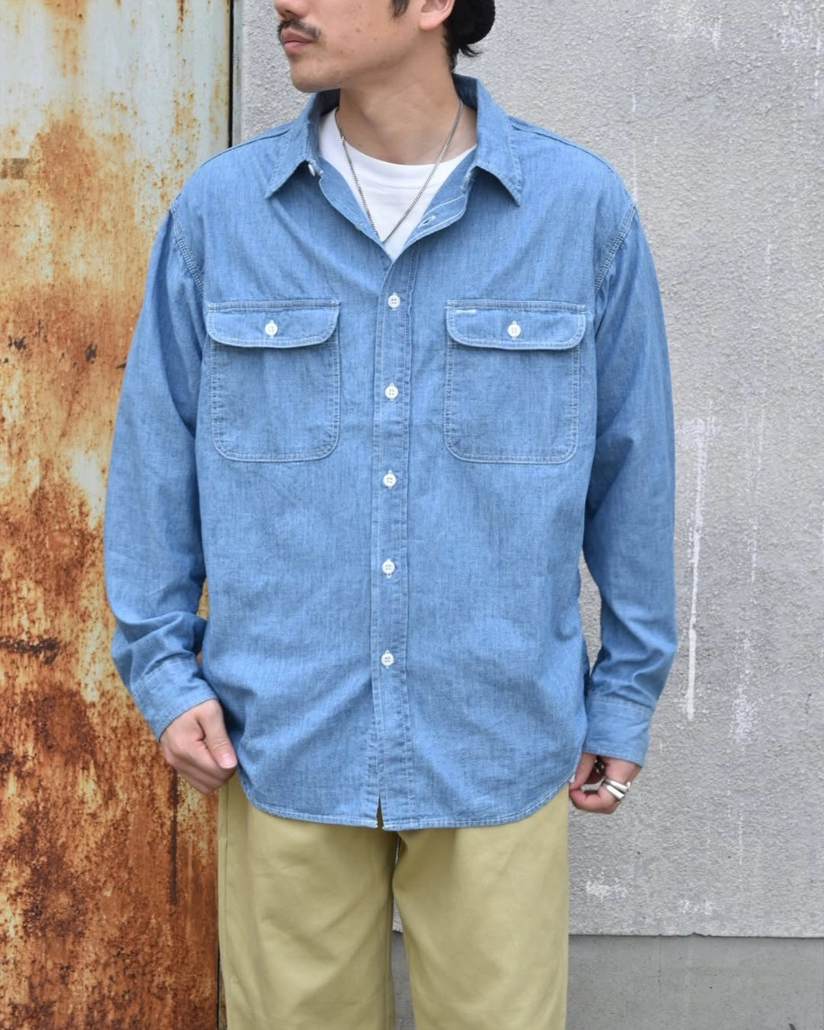 MASSES / CHAMBRAY SHIRT (1251033013)