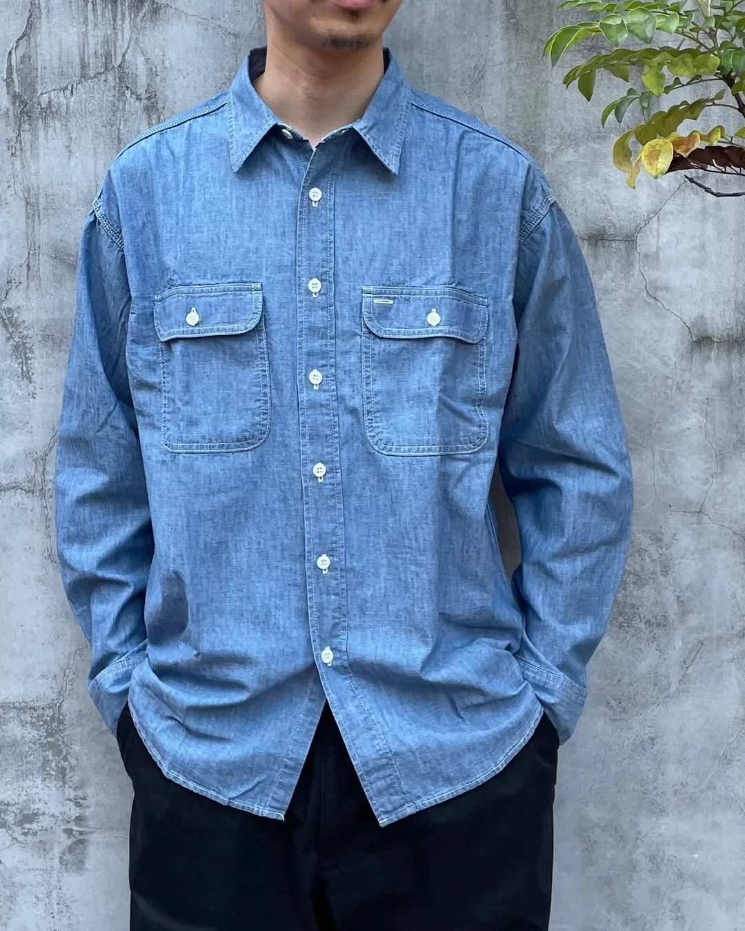 MASSES / CHAMBRAY SHIRT (1242009013)