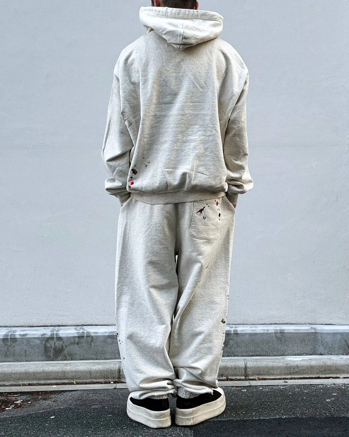 Maison MIHARA YASUHIRO / Kids Sticker Printed Sweat Pants (J16PT732)