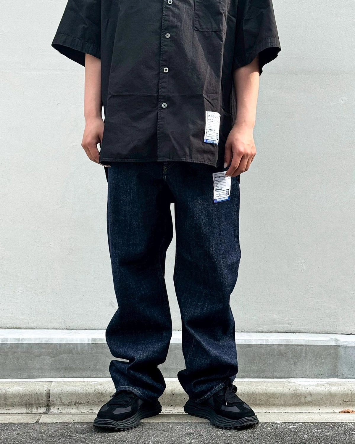 Maison MIHARA YASUHIRO in・stru(men-tal). / ONE WASHED DENIM ST PANTS (I16PT072)