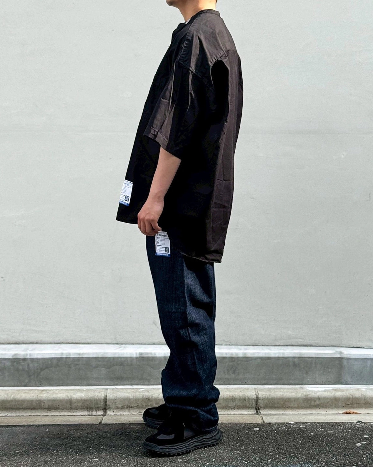 Maison MIHARA YASUHIRO in・stru(men-tal). / ONE WASHED DENIM ST PANTS (I16PT072)