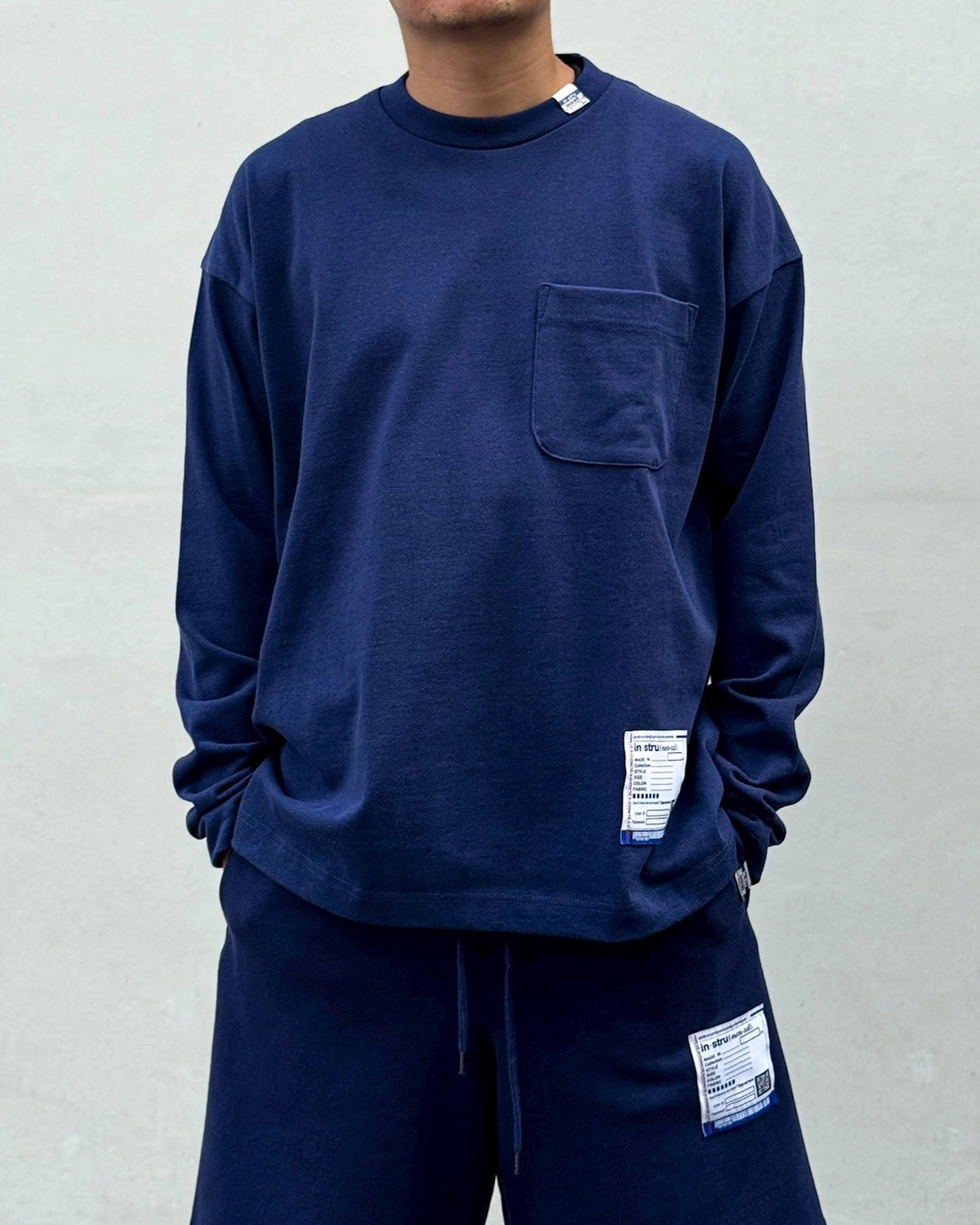 Maison MIHARA YASUHIRO in・stru(men-tal). / Heavy Weight Jersey Pocket Long-sleeve T-shirt (I17LT536)