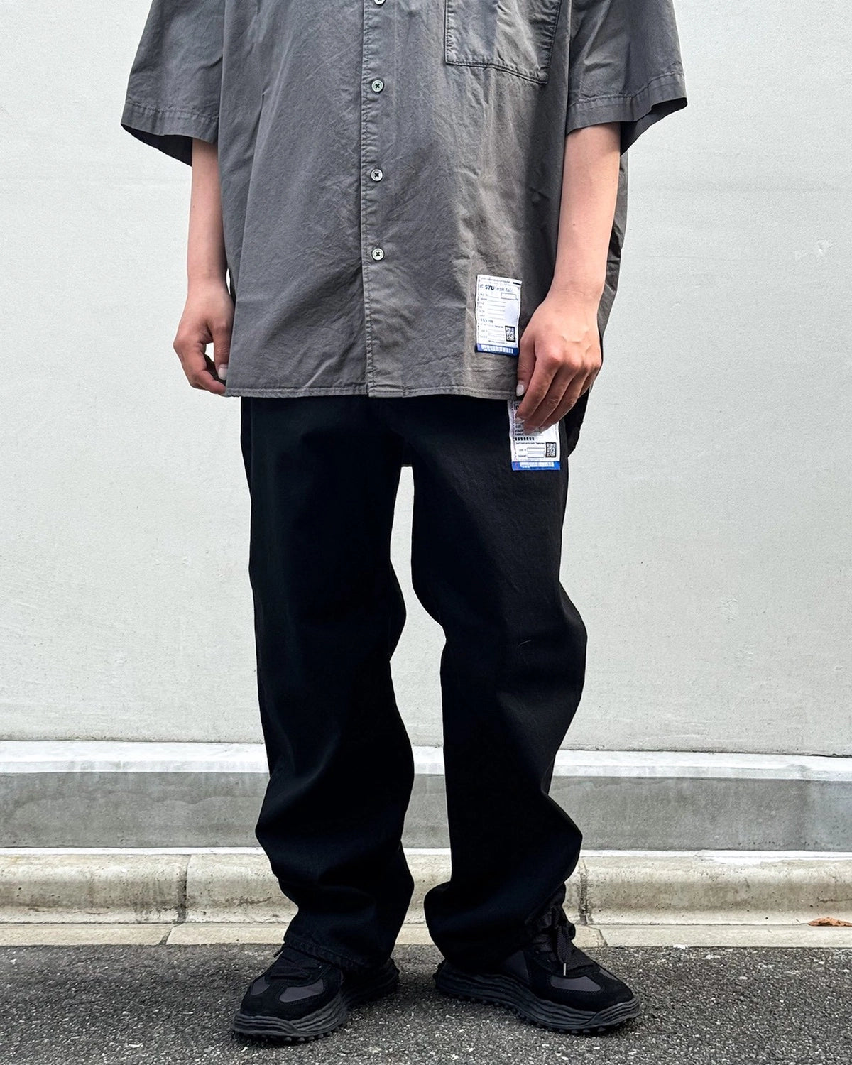 Maison MIHARA YASUHIRO in・stru(men-tal). / ONE WASHED DENIM ST PANTS (I16PT072)