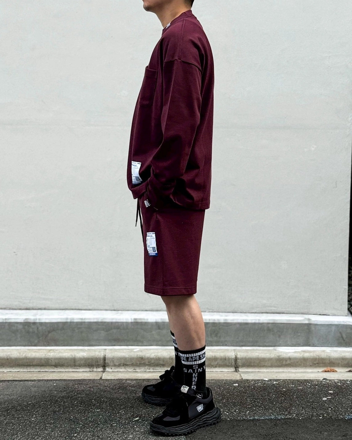 Maison MIHARA YASUHIRO in・stru(men-tal). / Heavy Weight Jersey Pocket Long-sleeve T-shirt (I17LT536)