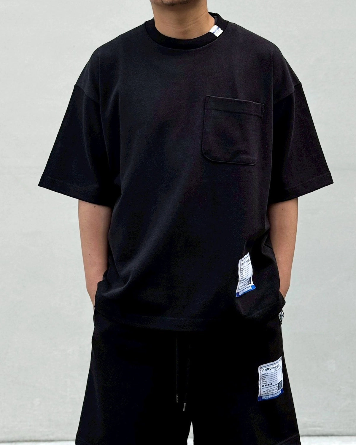 Maison MIHARA YASUHIRO in・stru(men-tal). / Heavy Weight Jersey Pocket T-shirt (I17TS537)