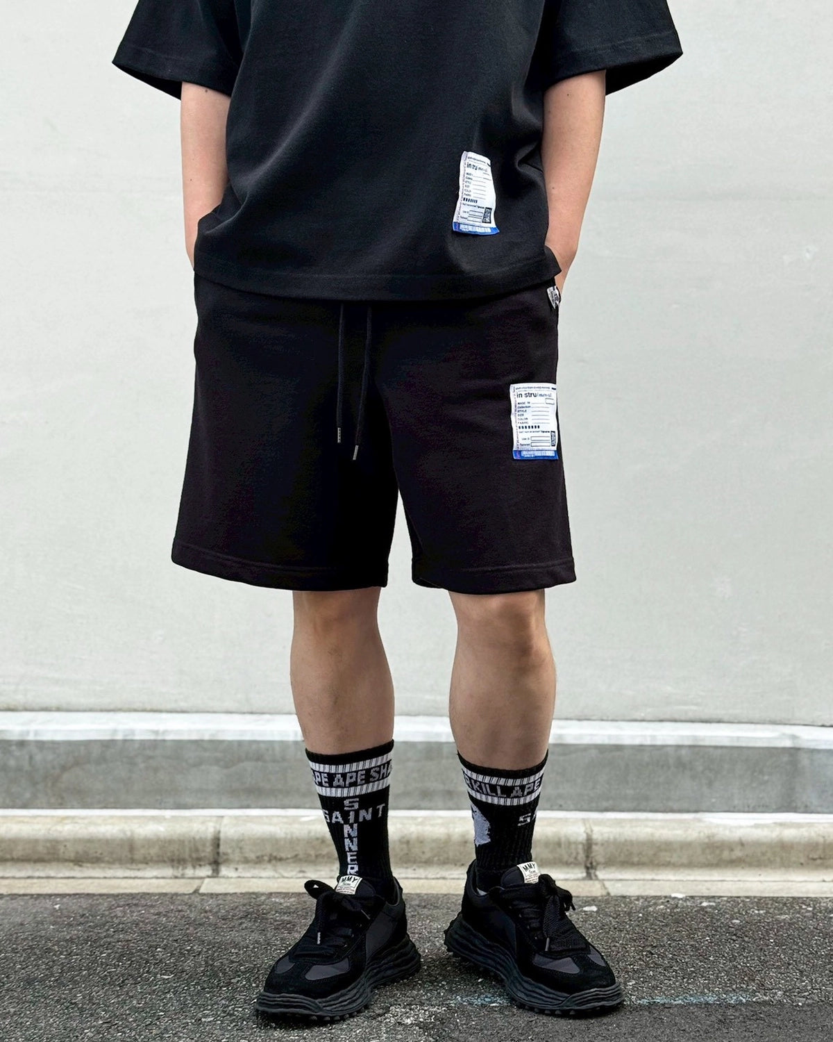 Maison MIHARA YASUHIRO in・stru(men-tal). / French Terry Sweat Shorts (I17SP535)