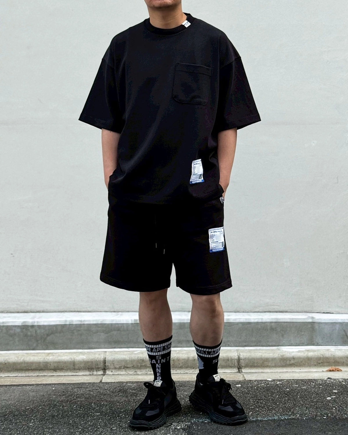 Maison MIHARA YASUHIRO in・stru(men-tal). / French Terry Sweat Shorts (I17SP535)
