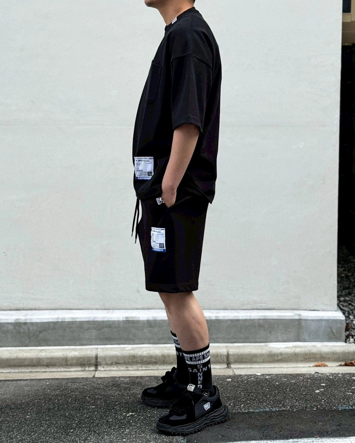 Maison MIHARA YASUHIRO in・stru(men-tal). / Heavy Weight Jersey Pocket T-shirt (I17TS537)