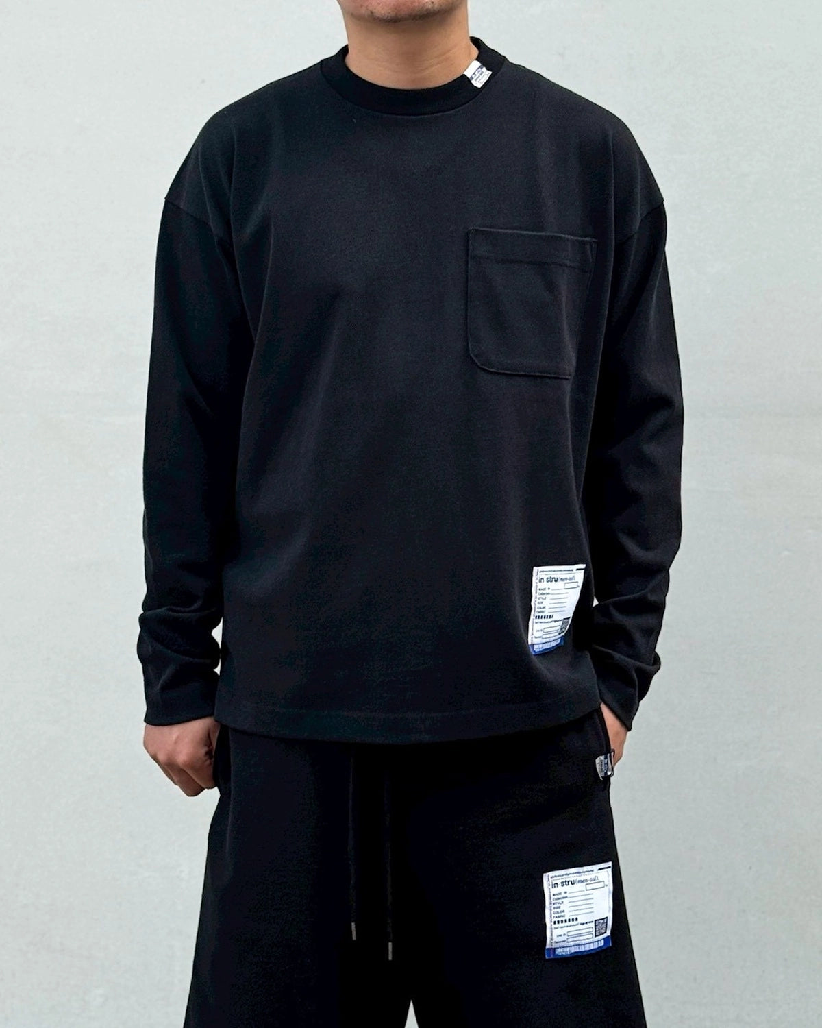 Maison MIHARA YASUHIRO in・stru(men-tal). / Heavy Weight Jersey Pocket Long-sleeve T-shirt (I17LT536)