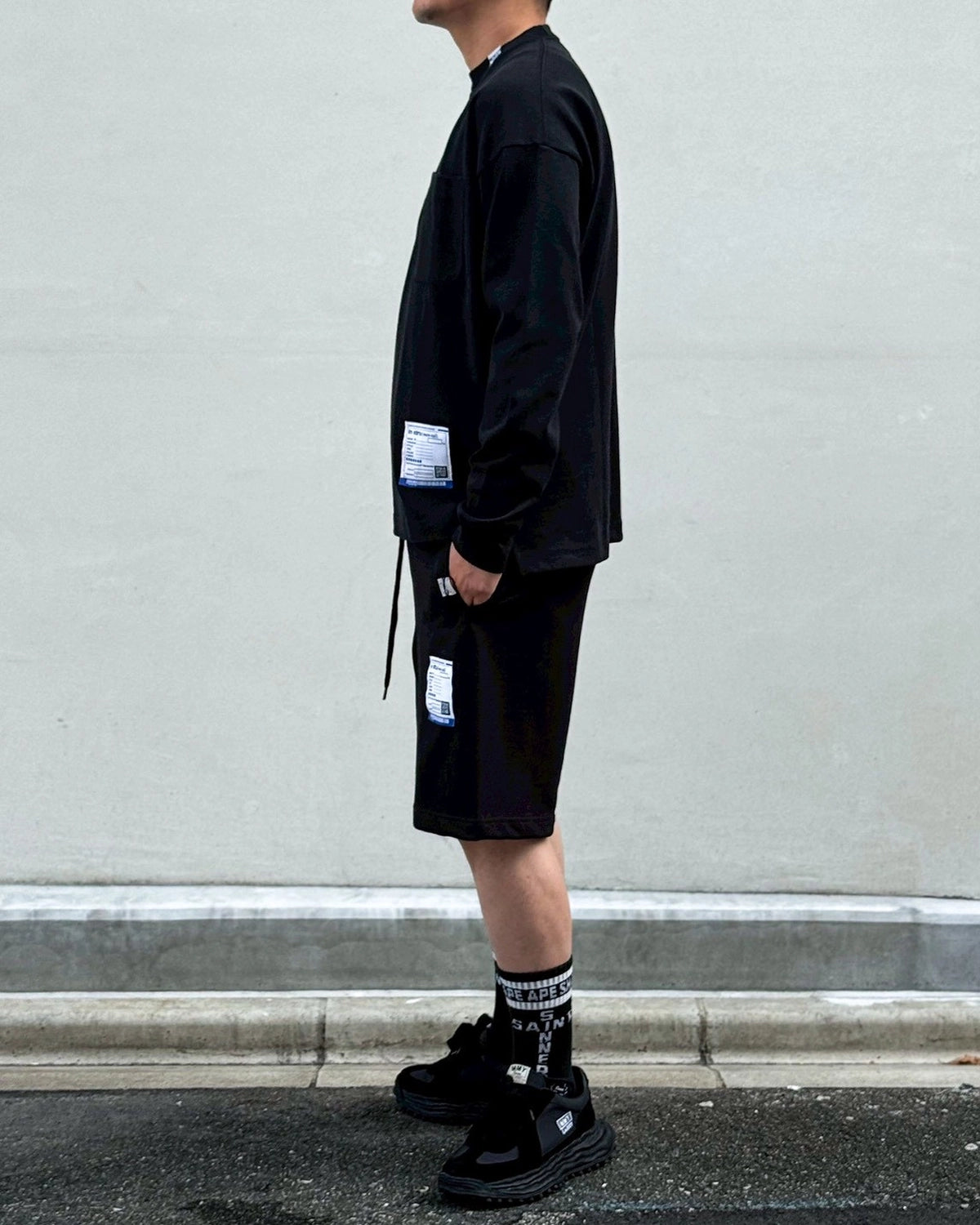 Maison MIHARA YASUHIRO in・stru(men-tal). / Heavy Weight Jersey Pocket Long-sleeve T-shirt (I17LT536)