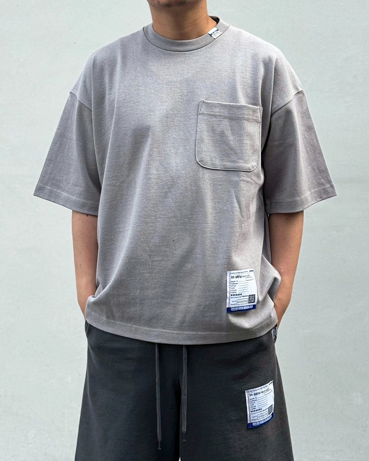 Maison MIHARA YASUHIRO in・stru(men-tal). / Heavy Weight Jersey Pocket T-shirt (I17TS537)