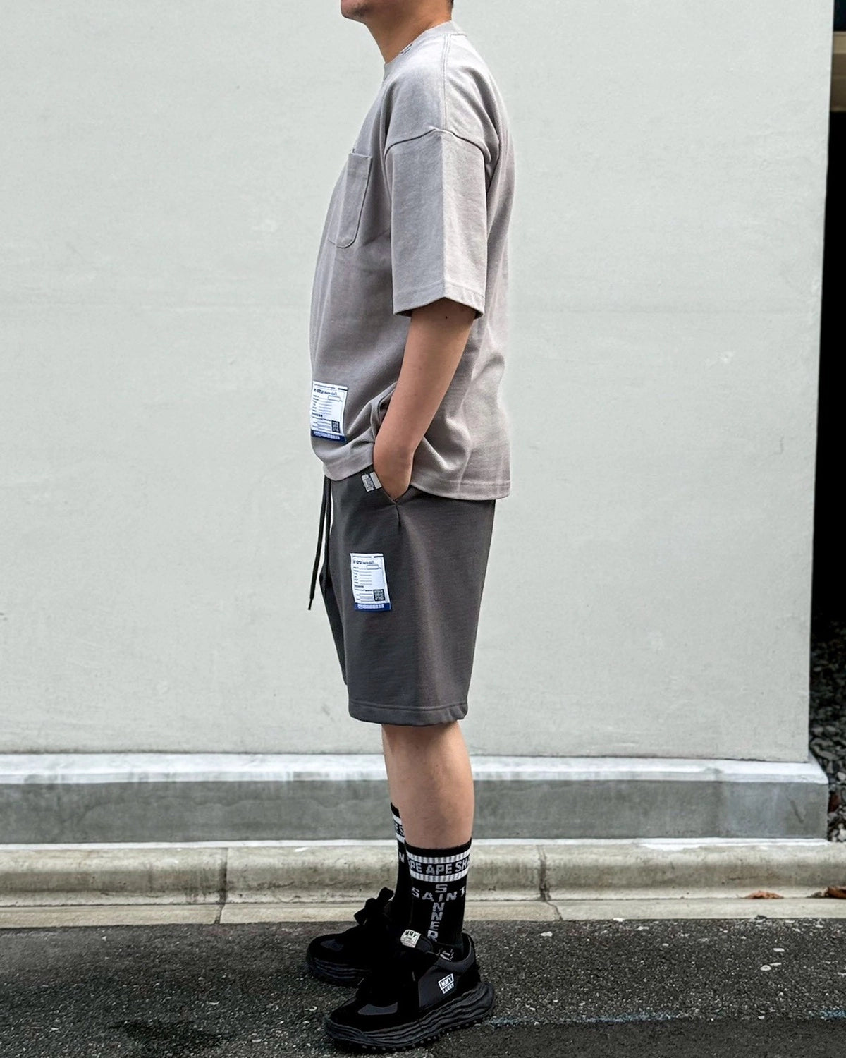 Maison MIHARA YASUHIRO in・stru(men-tal). / Heavy Weight Jersey Pocket T-shirt (I17TS537)