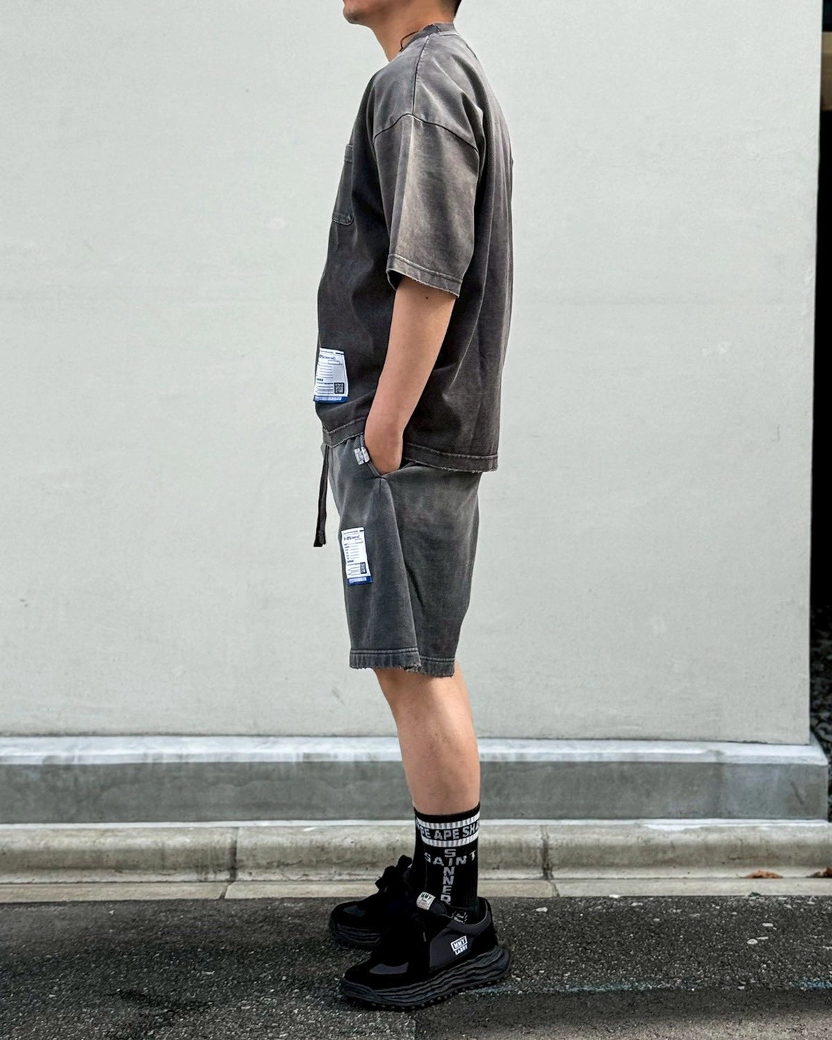 Maison MIHARA YASUHIRO in・stru(men-tal). / DISTRESSED SHORTS (I17SP524)