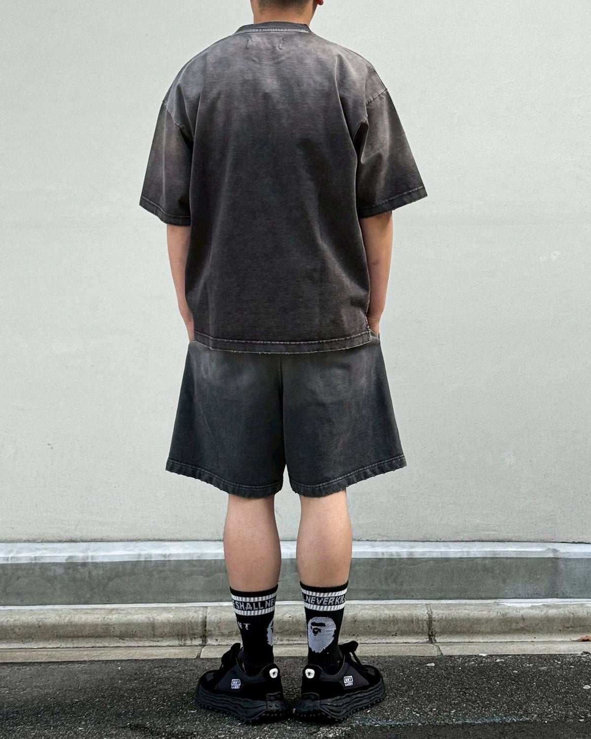 Maison MIHARA YASUHIRO in・stru(men-tal). / Sun Faded Like Distressed T-Shirt (I17TS526)