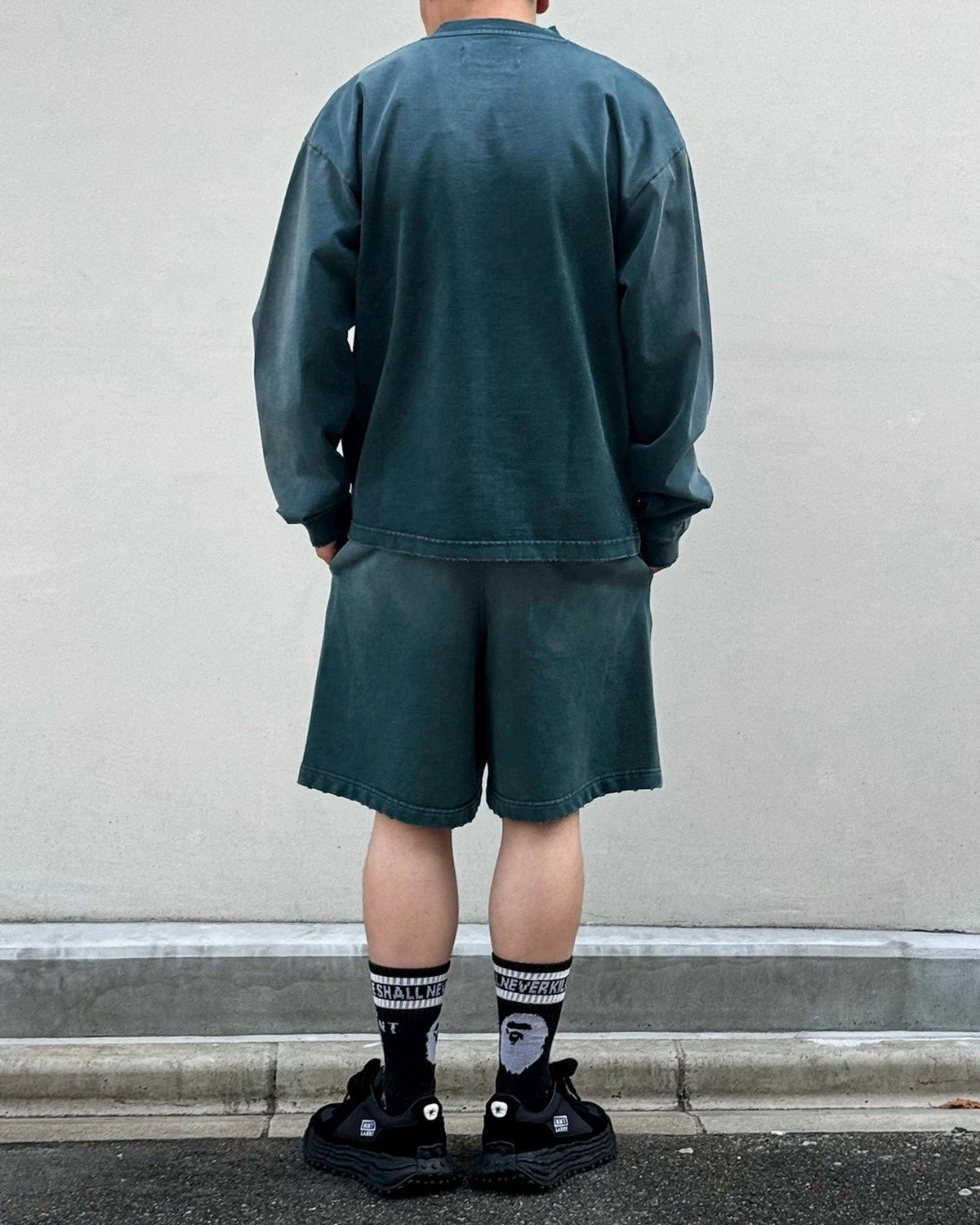 Maison MIHARA YASUHIRO in・stru(men-tal). / Sun Faded Like Distressed Long Sleeve T-Shirt (I17LT525)