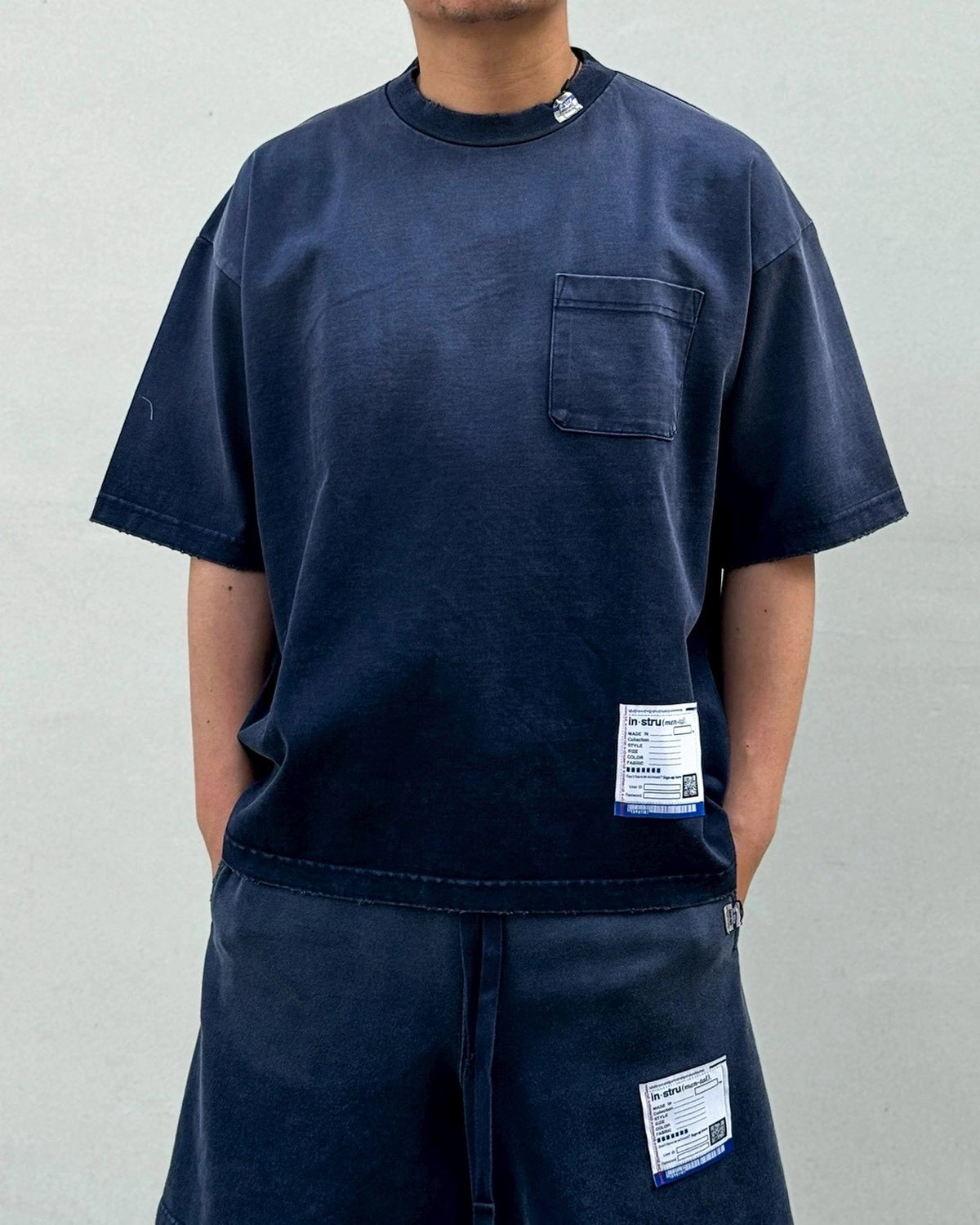 Maison MIHARA YASUHIRO in・stru(men-tal). / Sun Faded Like Distressed T-Shirt (I17TS526)